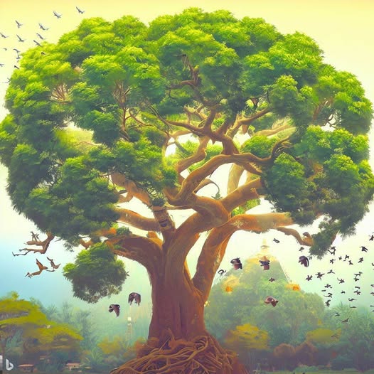 Arbre symbolique du village de Sandrégué